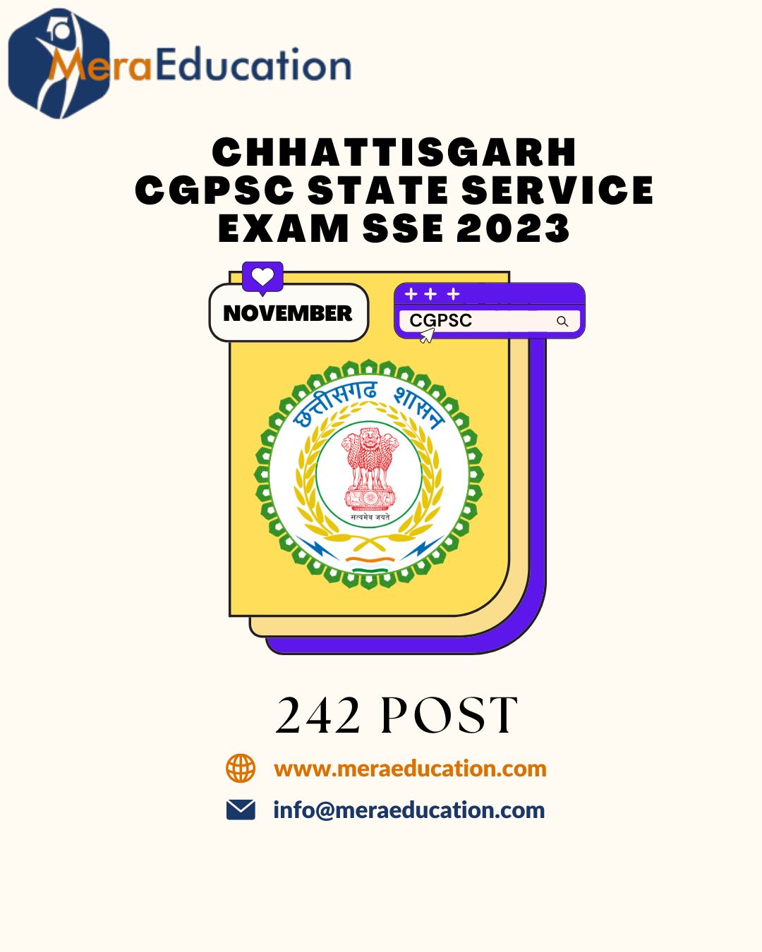 Chhattisgarh CGPSC State Service Exam