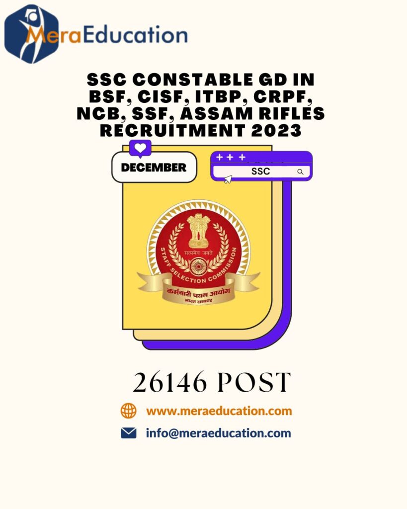 SSC Constable GD 2023