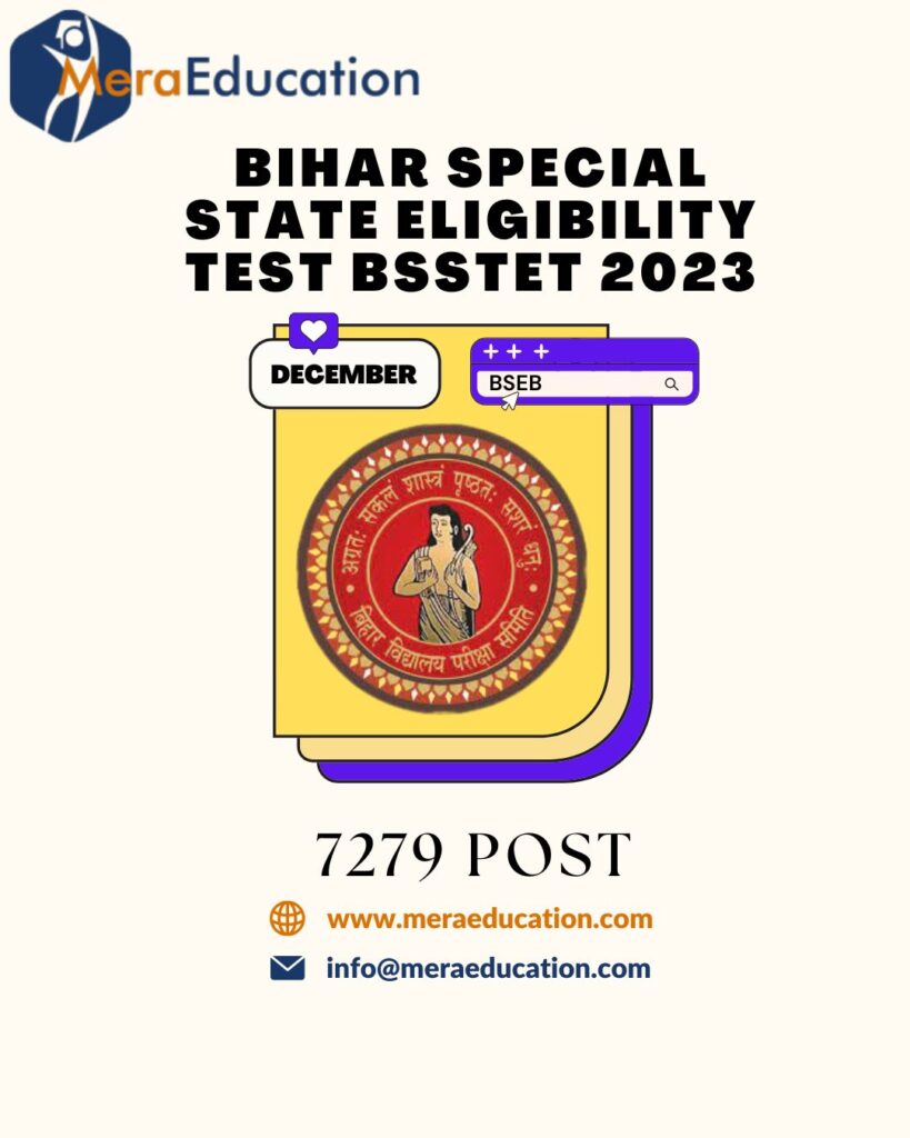 Bihar Special State Eligibility Test BSSTET 2023