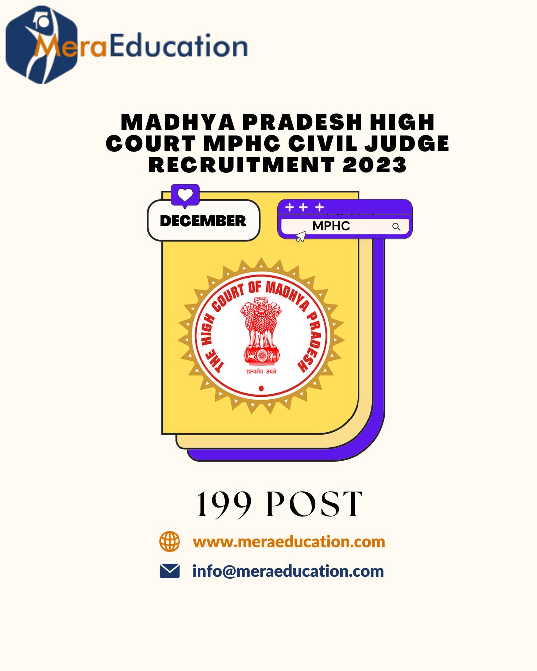 Madhya Pradesh High Court MPHC Civil Judge Recruitment 2023