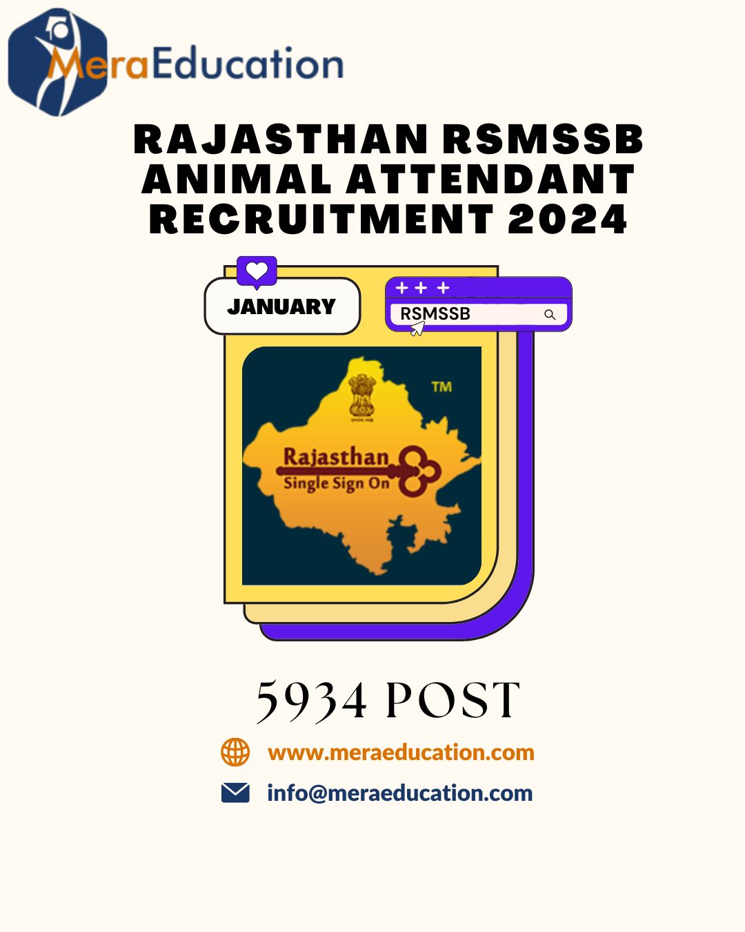 Rajasthan RSMSSB Animal Attendant Recruitment