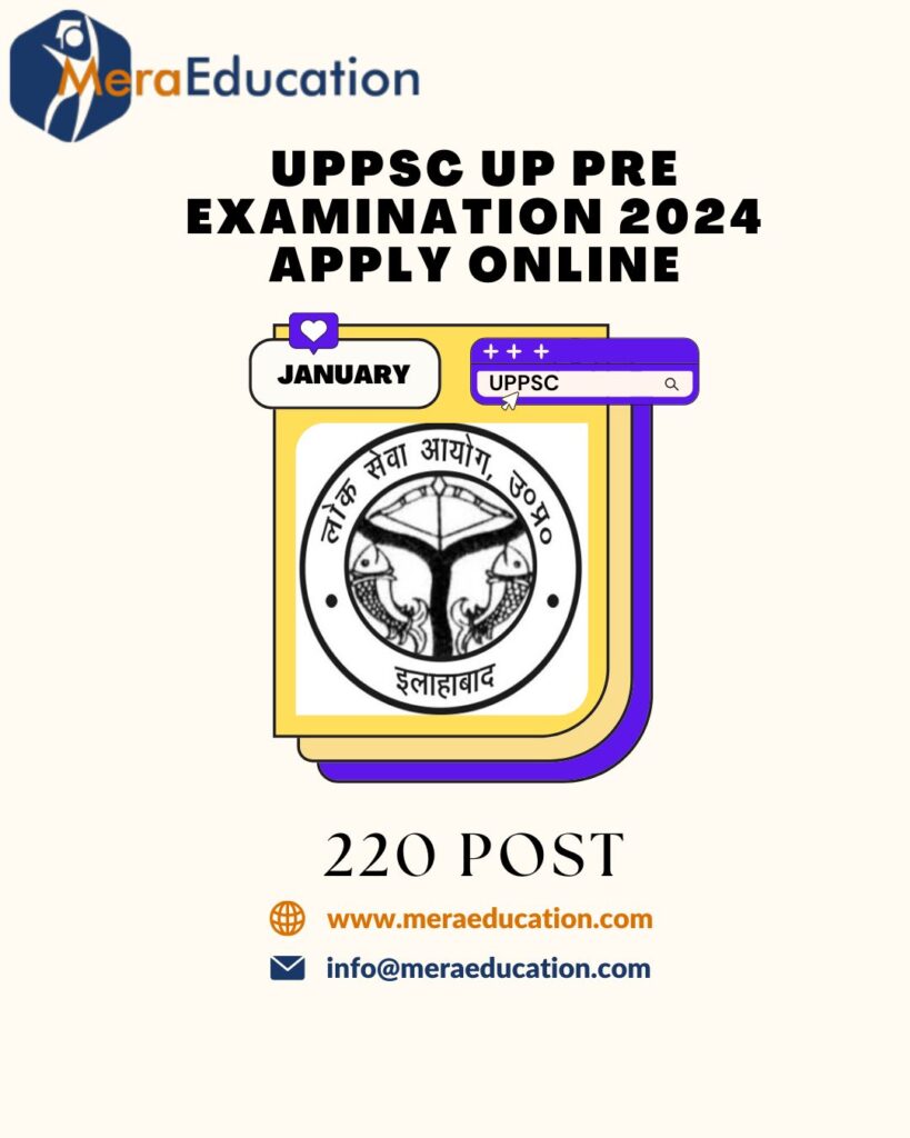 UPPSC UP Pre Examination 2024