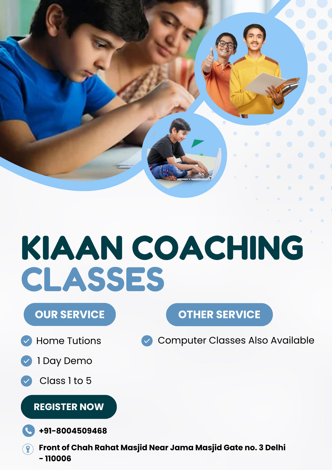 kiaan Classes - Class 1-5 Online or Offline Classes