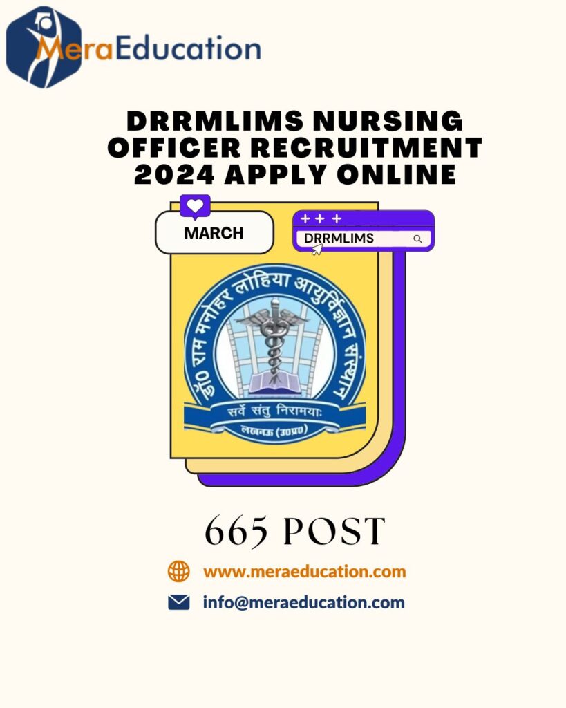 MeraEducation DRRMLIMS Nursing Officer Recruitment