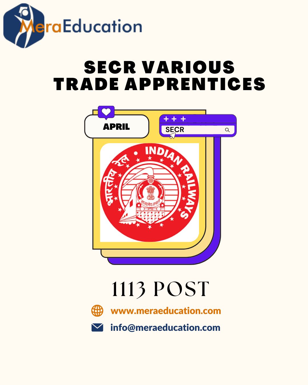 SECR Various Trade Apprentices MeraEducation