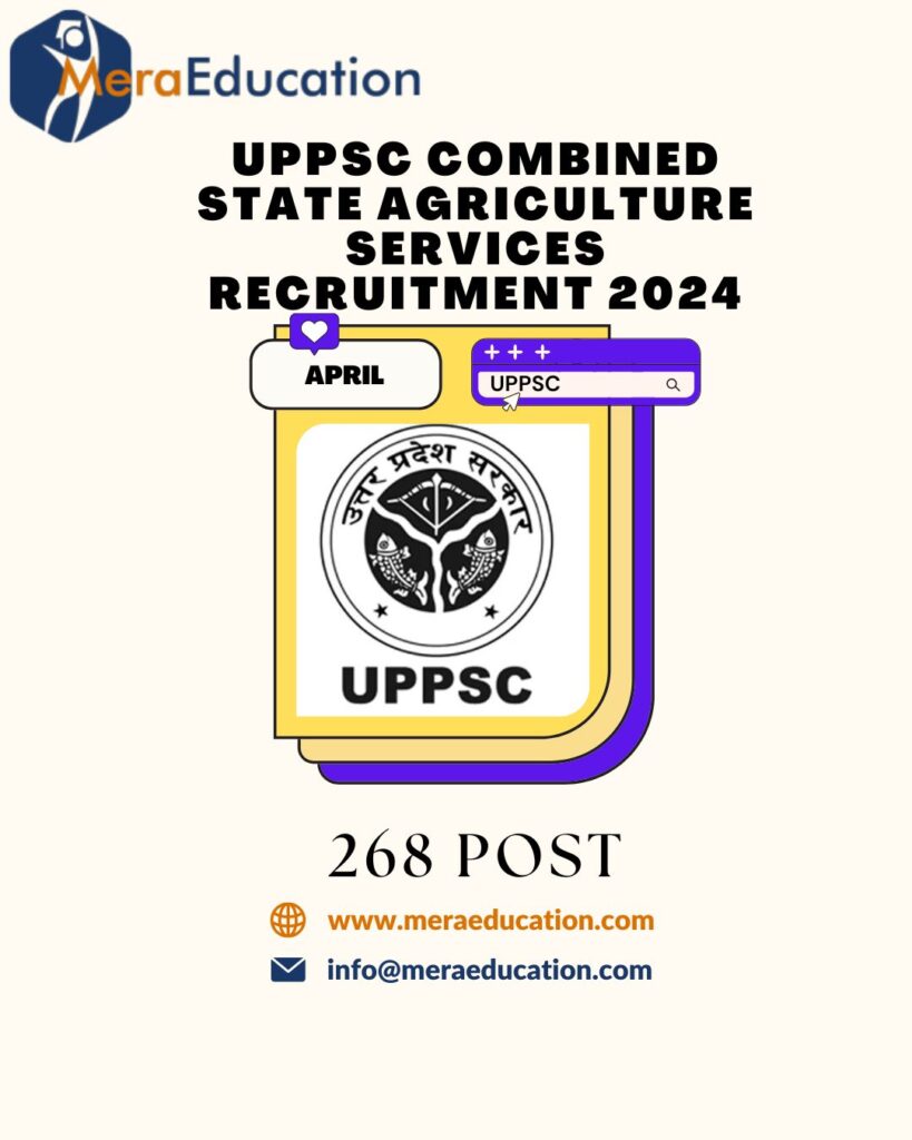 UPPSC Combined State Agriculture Services