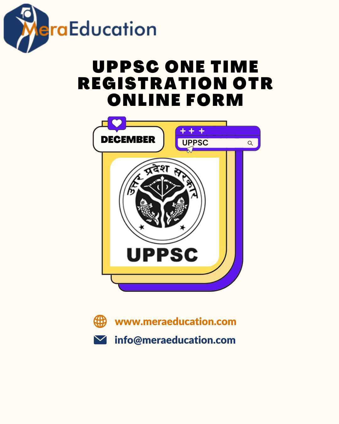 UPPSC One Time Registration OTR Online Form