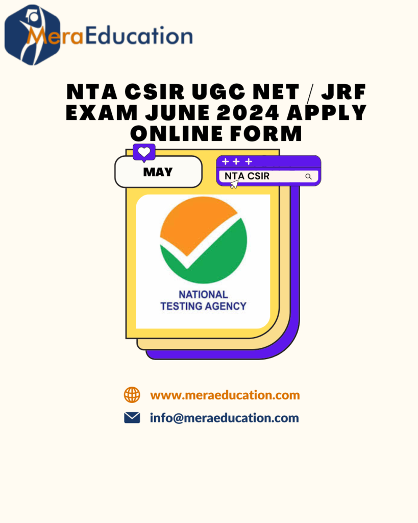 MeraEducation NTA CSIR UGC NET JRF